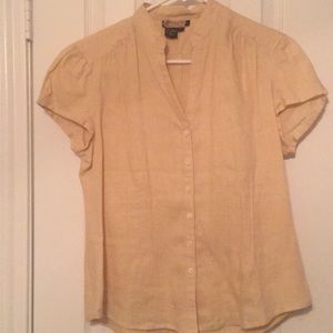 Tracy M: Linen blouse